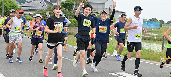 都心からも日帰りで参加OK！フラットなコースのマラソン大会！